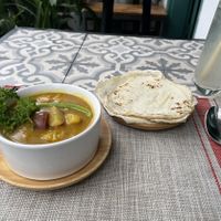 Vegetarian Curry with Naan Bread  at VEJO - The Vege journey in Hanoi