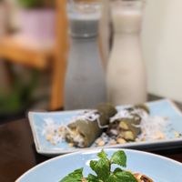 Vegan Mixed Nuts Chocolate Cake, Banana Crepe, Sesame Walnut Milk, Chickpea Cashews Milk at VEJO - The Vege journey in Hanoi