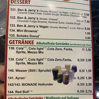 Vegan Ben & Jerry’s   at Pizzeria Verona in Wiesbaden