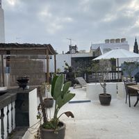Rooftop terrace  at Casa Vegana Arucas in Gran Canaria