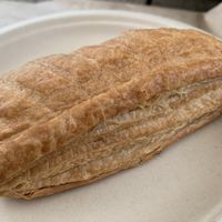 Sausage roll at Café Shrub in Blaydon