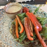 Schnitzel!   at Organic Life in Chisinau