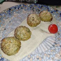 Veggie balls at Organic Life in Chisinau