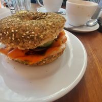 Lox bagel at Radikalecker in Berlin