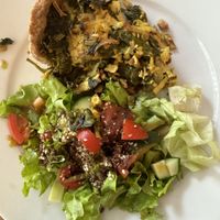 Spinach quiche  at Radikalecker in Berlin