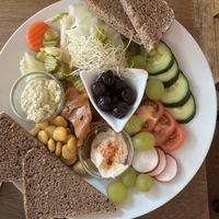 Mezze plate  at Radikalecker in Berlin