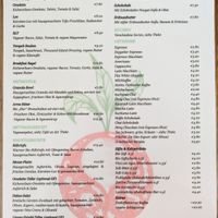 German menu at Radikalecker at Radikalecker in Berlin