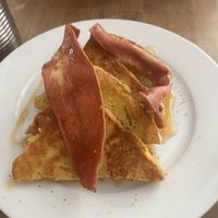 french toast with baconn  at Radikalecker in Berlin