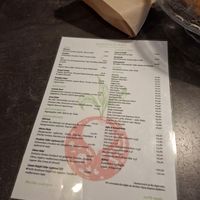 Menu at Radikalecker in Berlin