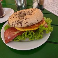 Breakfast Bagel at Radikalecker in Berlin