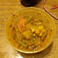 vegetable jalfrezi taken home with me.  at Kabab & Curry in Canton