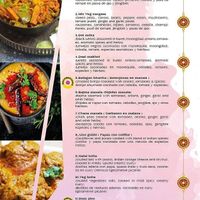 Vegetarian main course at Indian Tadka in Quito