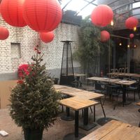 Cafe garden-daytime at Cafe Zarah in Beijing