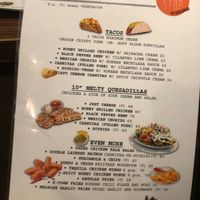 The menu- the garlic fries are also vegan, the Mayo comes on the side, so you can have them without at El Nido at the Other Place - maybe closed in Beijing