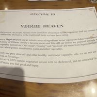   at Veggie Heaven in Teaneck