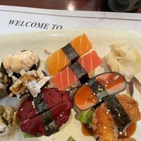 Sushi deluxe (vegan)  at Veggie Heaven in Teaneck