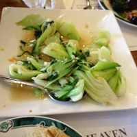 That bok choy was really good at Veggie Heaven in Teaneck