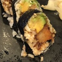Jamaican sushi roll   at Veggie Heaven in Teaneck