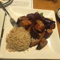 Eggplant garlic sauce at Veggie Heaven in Teaneck