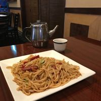 Roast Vege Chicken Lo Mein at Veggie Heaven in Teaneck