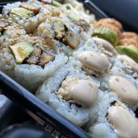 Eel & Avocado Roll Spicy Tuna Roll at Veggie Heaven in Teaneck