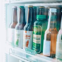 Vegan drinks at MAXGREEN in Moscow