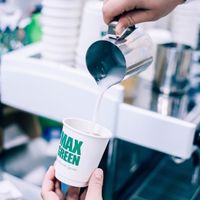 Coffe at MAXGREEN in Moscow