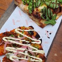 Vegan pizza at Gioia Pizzabar in Arnhem