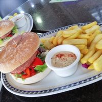 Hamburguesas veganas at Splits in Gran Canaria
