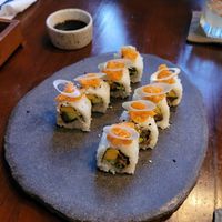 Mango sushi at The Black Box Provisions & Restaurant Naga in Kuta