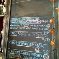 Ever changing specials menu with vegan options at Rutland Arms in Sheffield