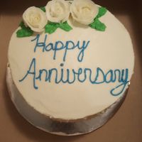 Wedding Anniversary Cake! at Hollycake House in East Rochester