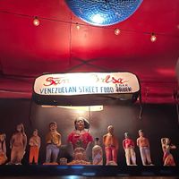   at Santa Salsa in Brooklyn