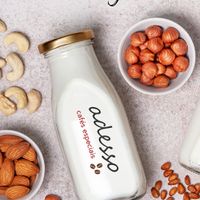 Leite Vegetal * Veggie Milk at Adesso Cafe in Itupeva