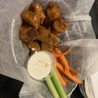 Buffalo Seitan Wings  at Union Jack Pub in Westfield