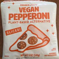 Vegan pepperoni at Trader Joe's in Columbus