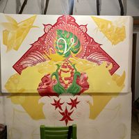 Local artist painted this at Veggie Veggie in Puerto Morelos