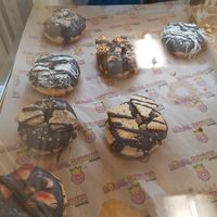 Vegan donut section at Royal Donuts in Zurich