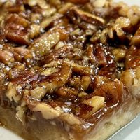 Vegan pecan square  at Cafe Olympic in Crystal Lake