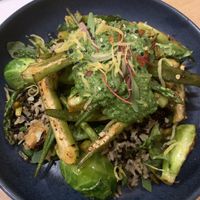 All green everything (add wild rice)  at Aunts et Uncles in Brooklyn