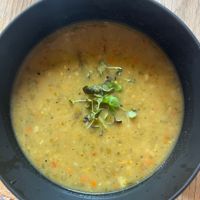 Split pea soupp  at Aunts et Uncles in Brooklyn