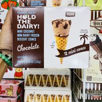 Vegan ice cream cones…mini edition at Trader Joe's in Woodmere
