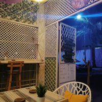 Outside area of the restaurant at Kakao Cafe in Dahab