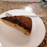 Vegan coconut cake at Kakao Cafe in Dahab