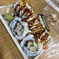 Vegan dragon roll  at St Pierre's Sushi in Auckland