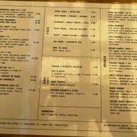 Menu VG OR VGO  at Penny Farthing Espresso in Northcote