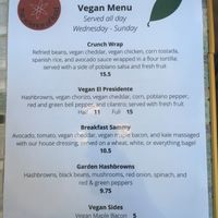 The menu on 6/12/21 at The Nucleus in Eau Claire