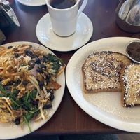 Vegan and GF French toast!   at The Nucleus in Eau Claire