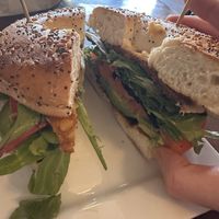 Breakfast Sammy cross section  at The Nucleus in Eau Claire