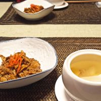 Part of set menu at Living Lab in Hangzhou